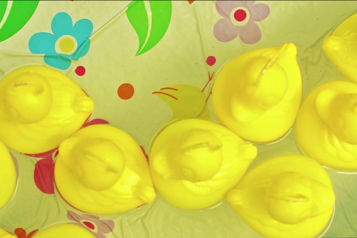 canard yellow bibes